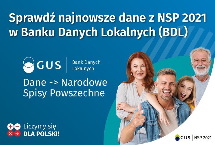 Dane z Narodowego Spisu Powszechnego w Banku Danych Lokalnych