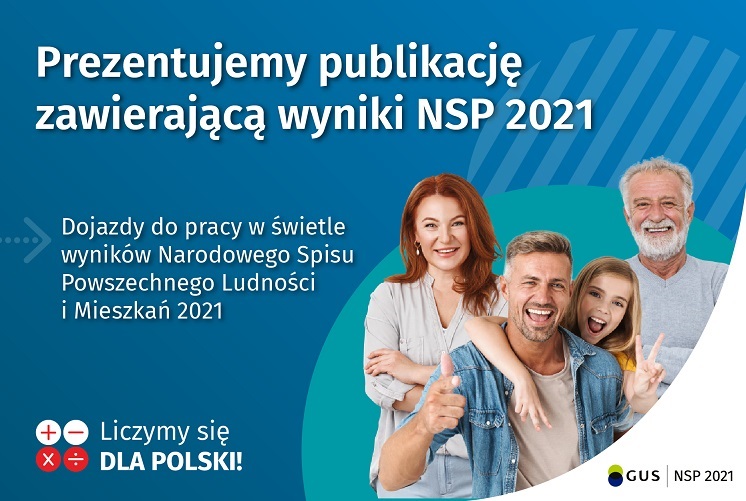 Udostępniamy publikację „Dojazdy do pracy w świetle wyników Narodowego Spisu Powszechnego Ludności i Mieszkań 20212021”